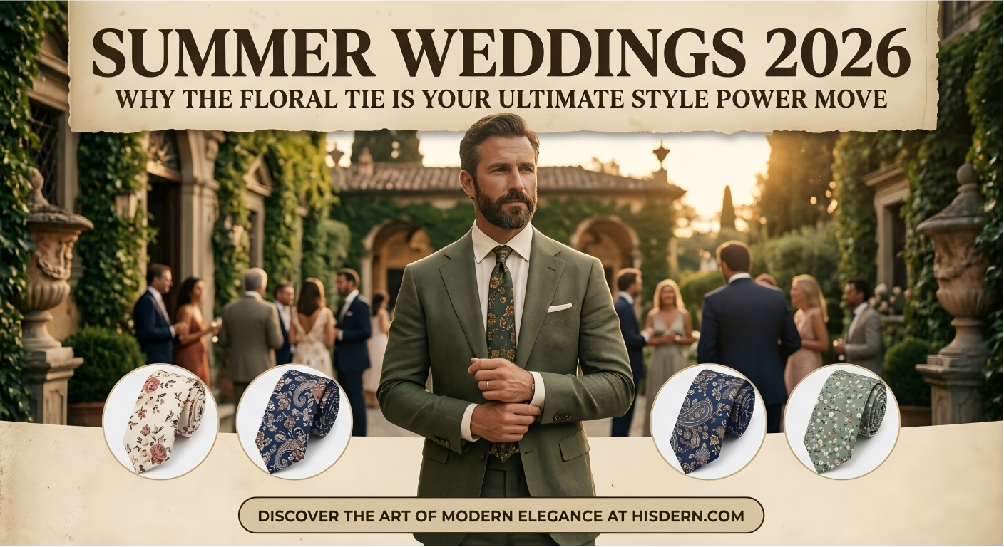 Summer Weddings 2026 Why the Floral Tie is Your Ultimate Style Power Move