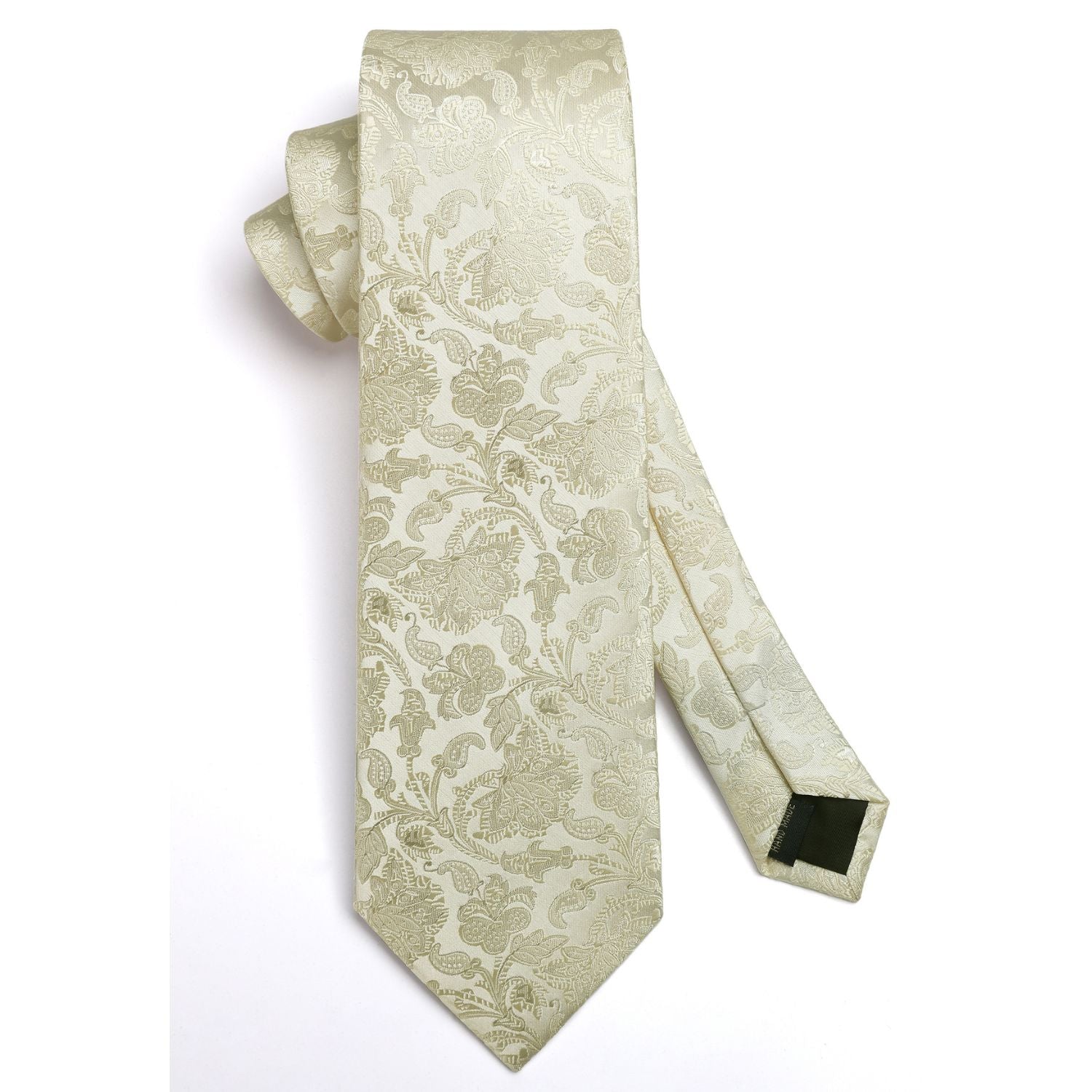 Floral Tie Handkerchief Set - CHAMPAGNE FLORAL-7