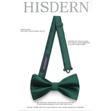 Solid Pre-Tied Bow Tie - GREEN1 