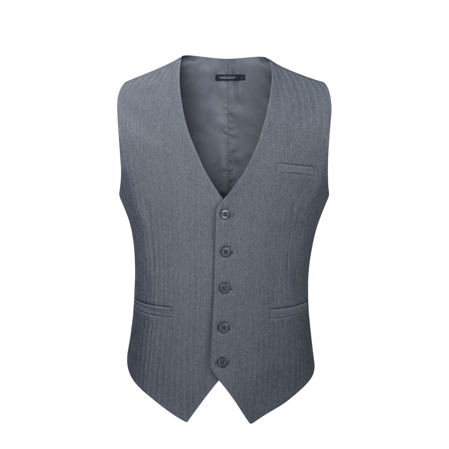 Solid Slim Vest - C2-GREY