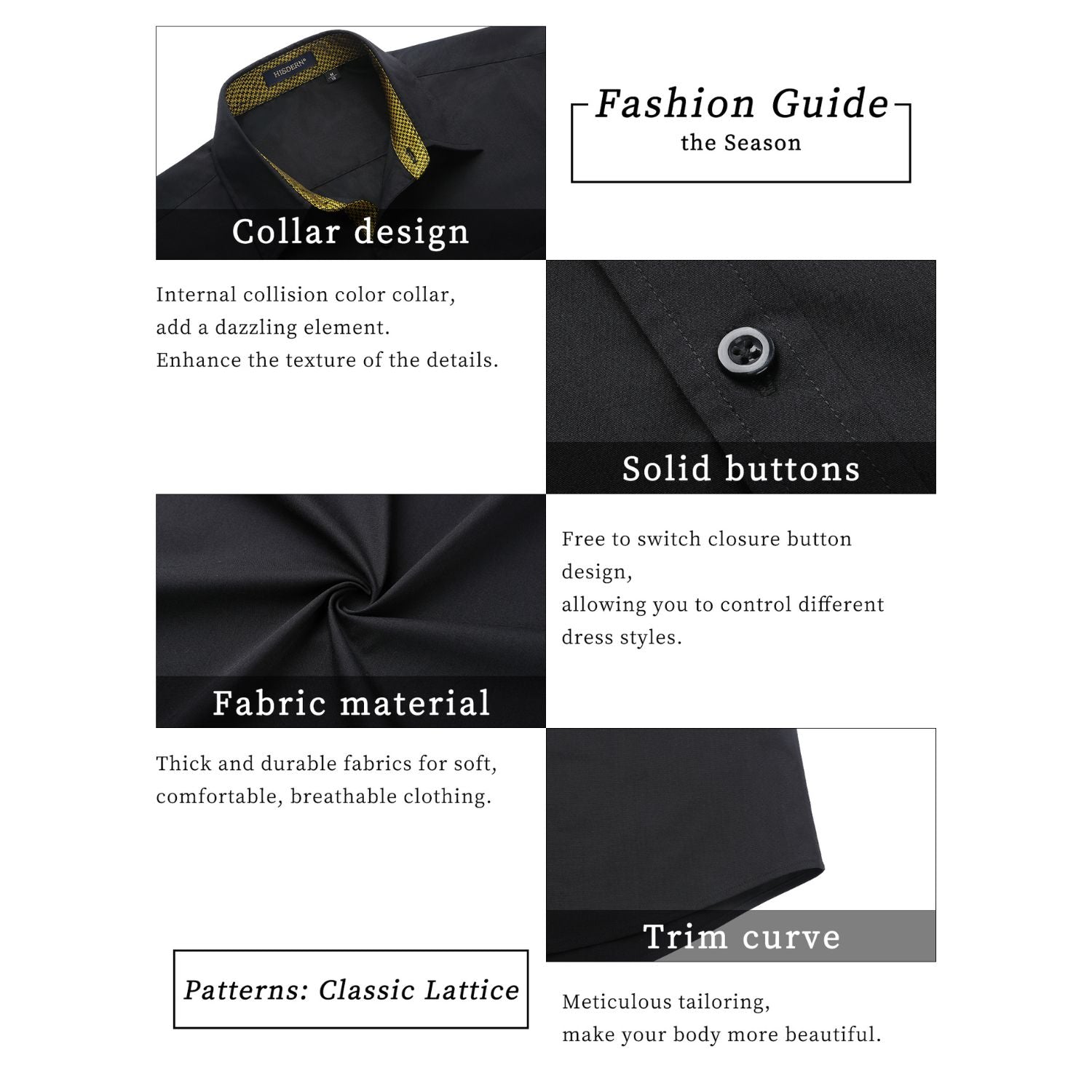 Men's Short Sleeve with Pocket - B1-BLACK Y