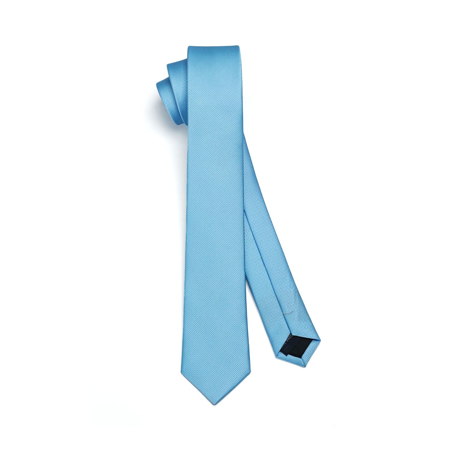 Solid 2.4'' Skinny Formal Tie - LIGHT BLUE
