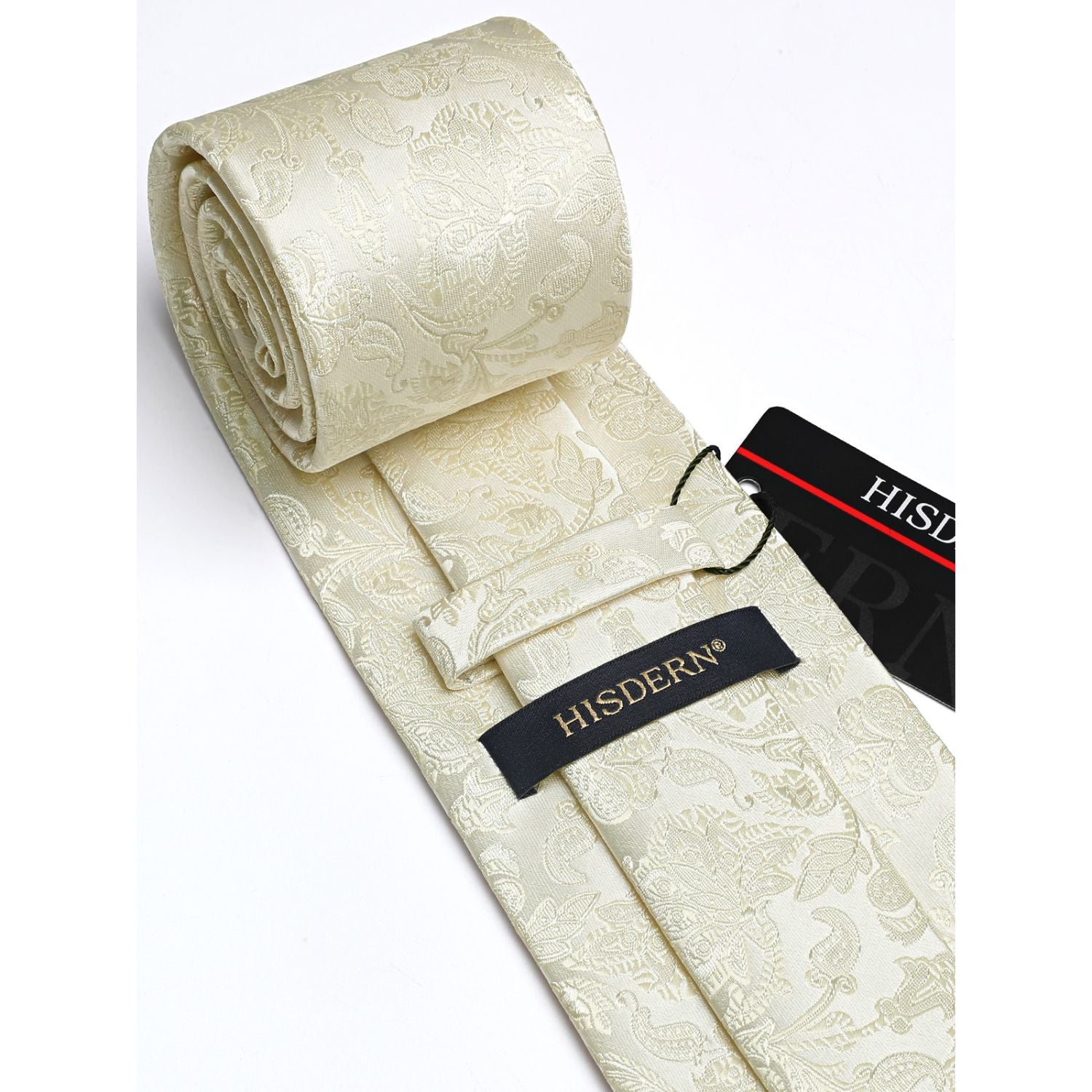 Floral Tie Handkerchief Set - CHAMPAGNE FLORAL-7