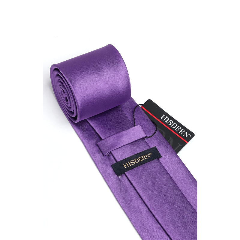 Solid Tie Handkerchief Clip - LILAC-1 