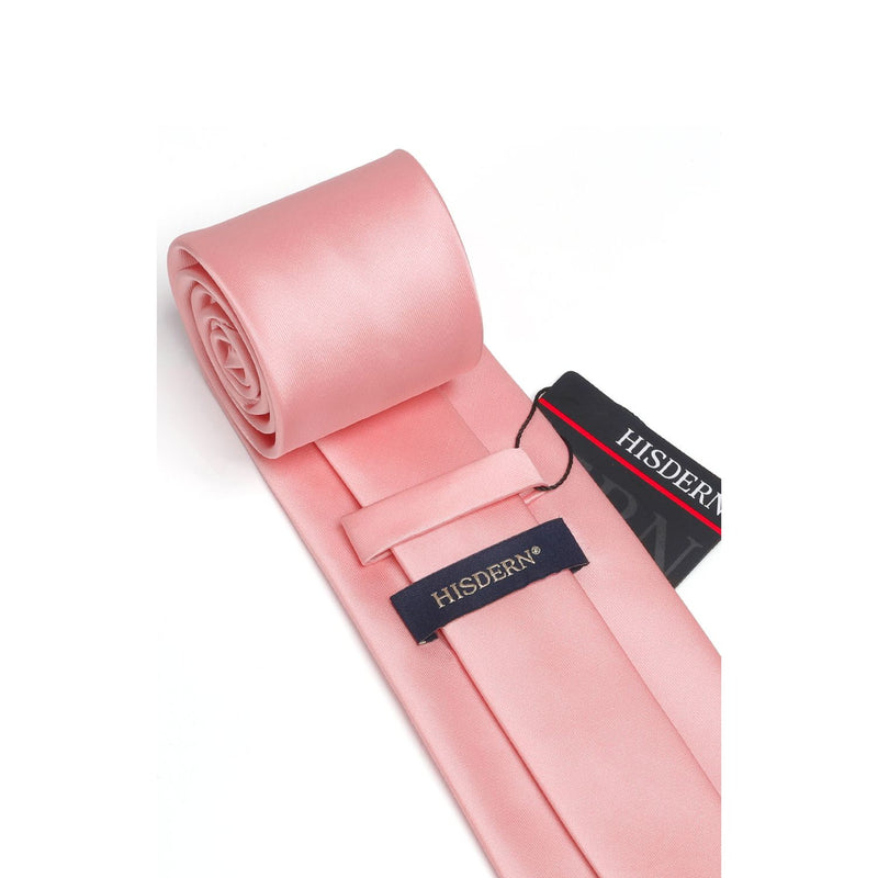 Solid Tie Handkerchief Clip - PINK-2 