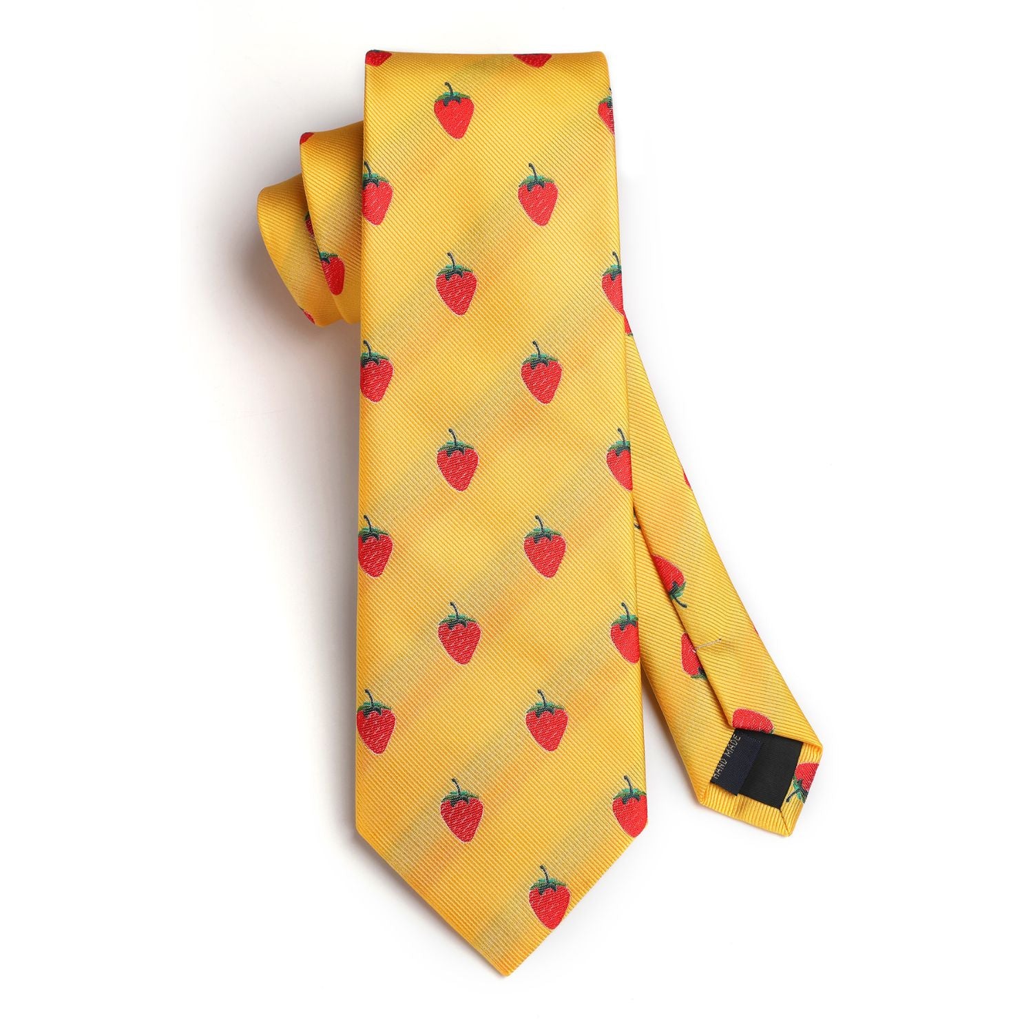 Strawberry Tie Handkerchief Set - YELLOW