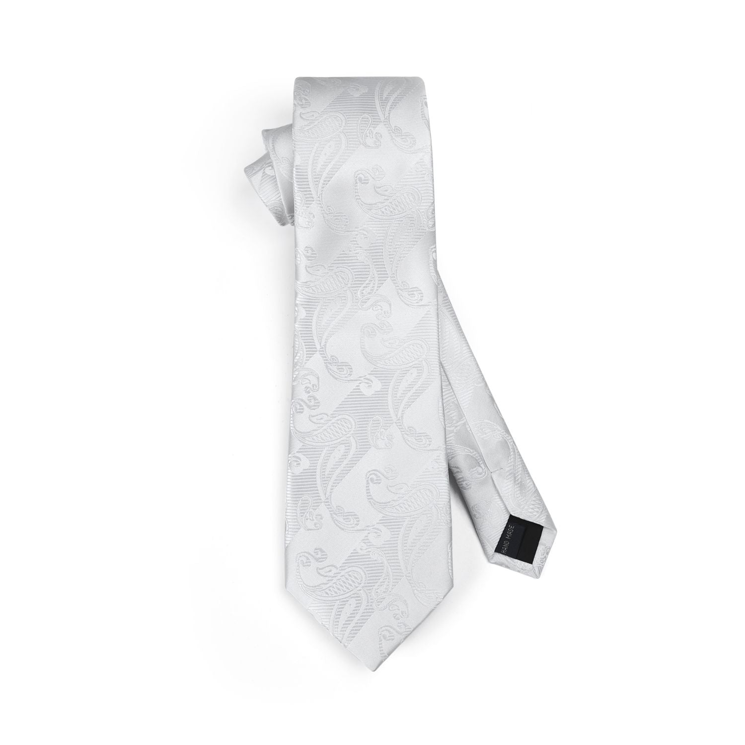 Stripe Tie Handkerchief Set - GREY