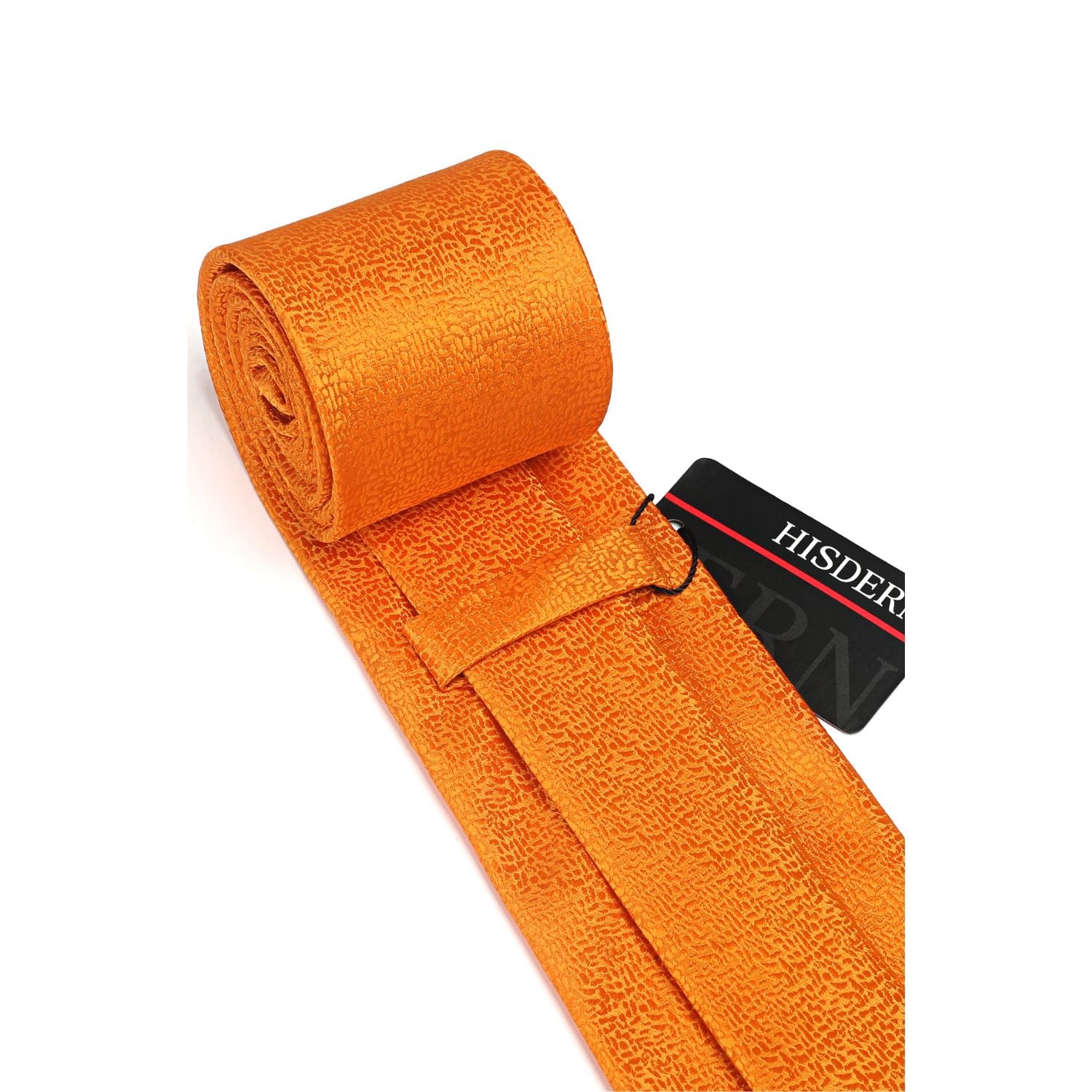 Houndstooth Tie Handkerchief Cufflinks - 03-ORANGE