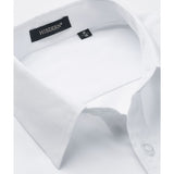 Casual Formal Shirt with Pocket - MICRO TWILL WHITE 