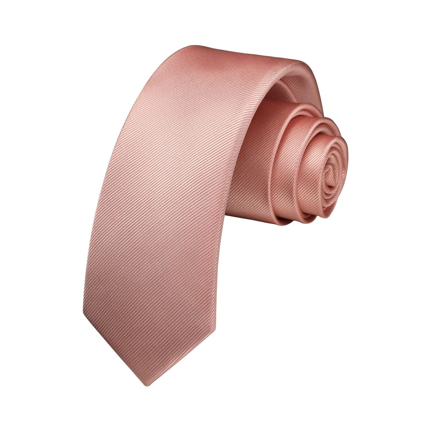 Solid 2.17'' Skinny Formal Tie - A1-PINK