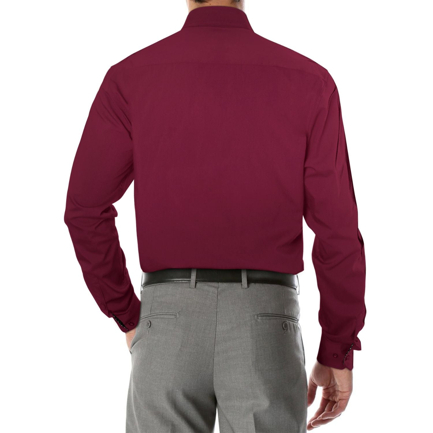 Casual Formal Shirt with Pocket - RED/BLACK
