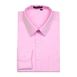 Casual Formal Shirt with Pocket - PINK 