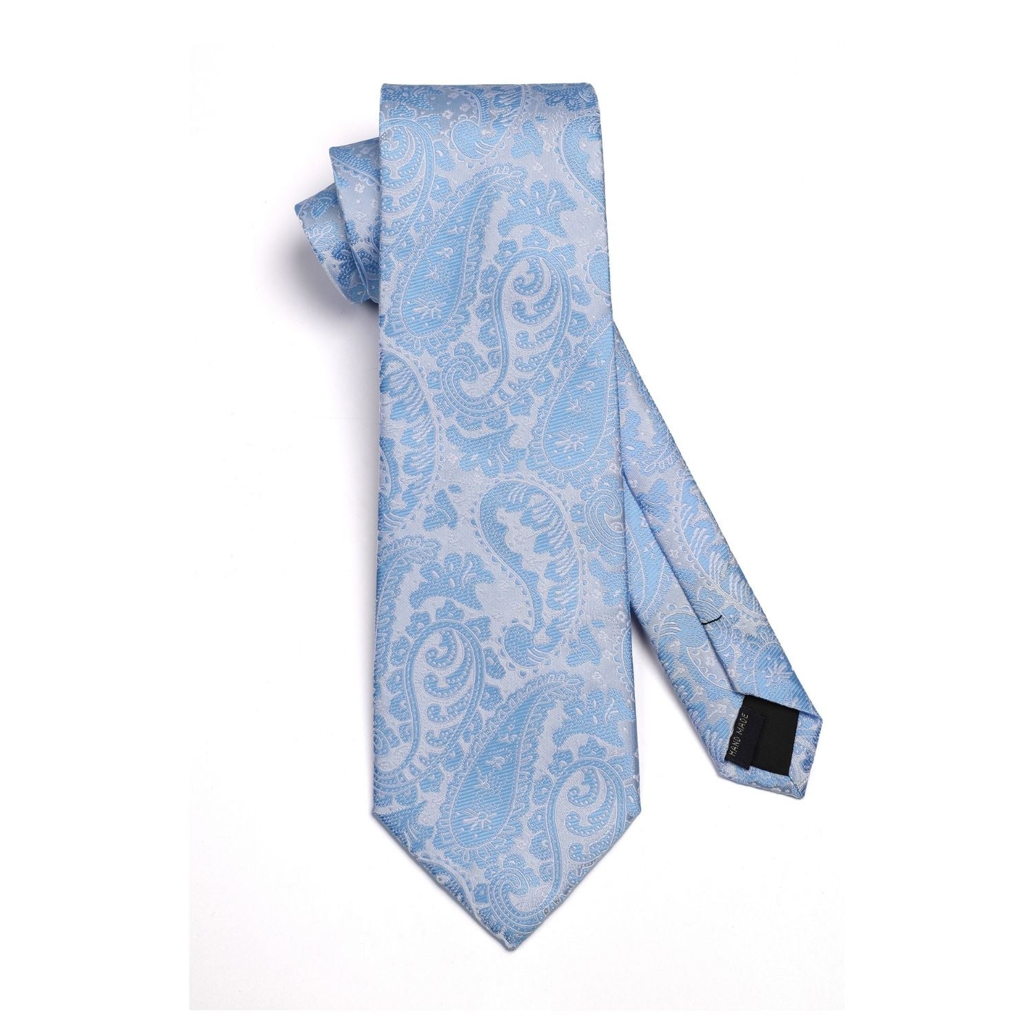 Paisley Tie Handkerchief Set - C-LIGHT BLUE1