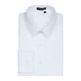 Casual Formal Shirt with Pocket - WHITE 