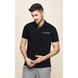 Polo Shirts Short Sleeve with Pocket - F-BLACK-PAISLEY 