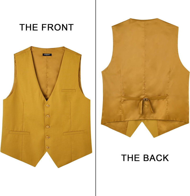 Formal Suit Vest - GOLD 