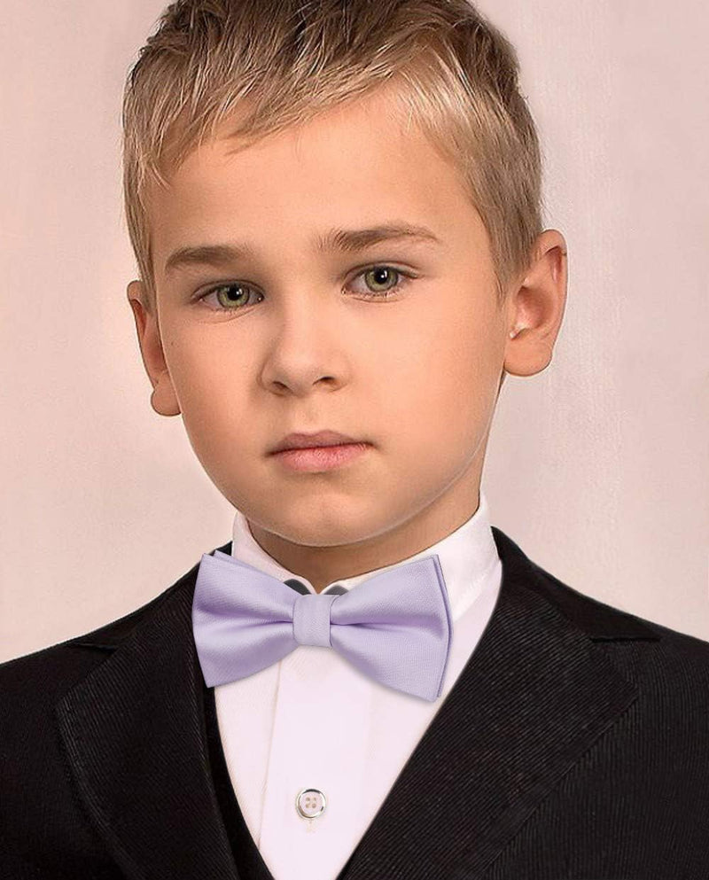 Solid Pre-Tied Bow Tie for Boy - PURPLE