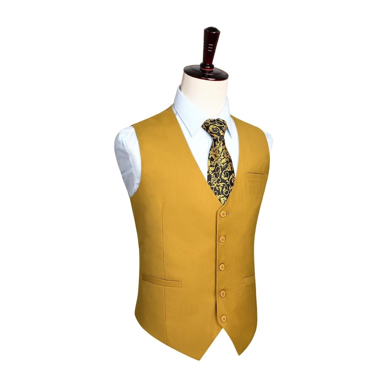 Formal Suit Vest - GOLD