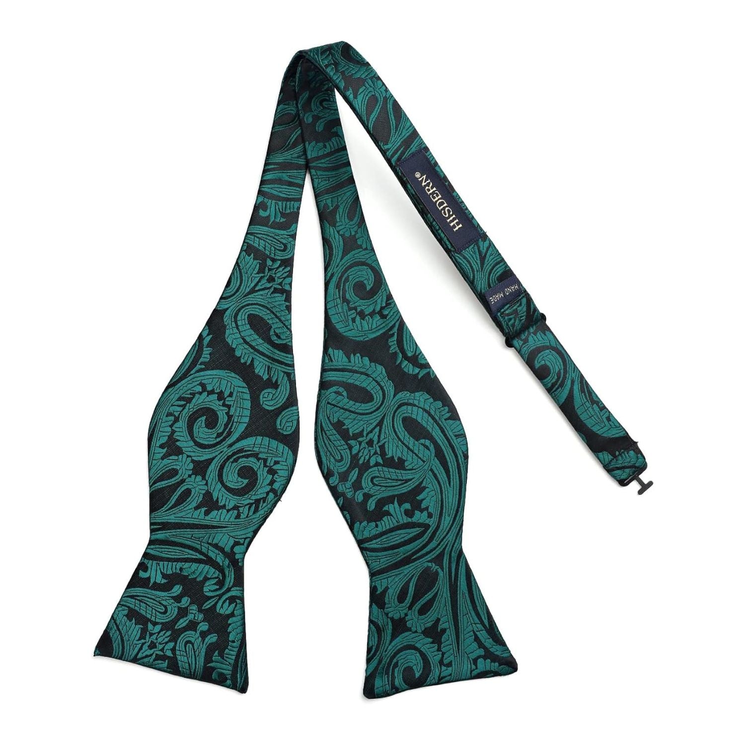 Paisley Bow Tie & Pocket Square - TEAL-4