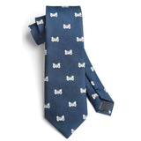 Gamepad Tie Handkerchief Set - NAVY BLUE