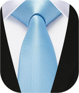 Solid 2.4' Skinny Formal Tie - LIGHT BLUE