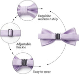 Solid Pre-Tied Bow Tie for Boy - PURPLE