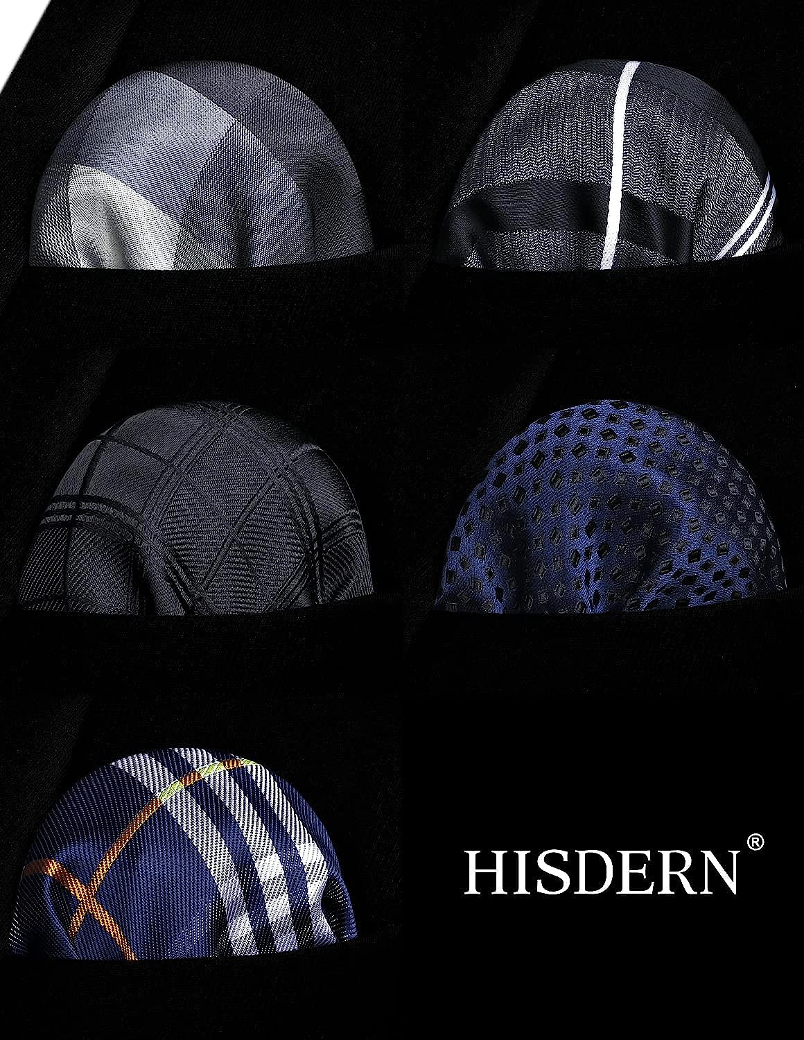 5PCS Tie & Pocket Square Set - SET 14