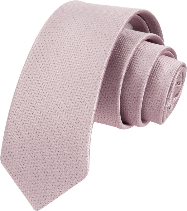 Solid 2.4' Skinny Formal Tie - PINK