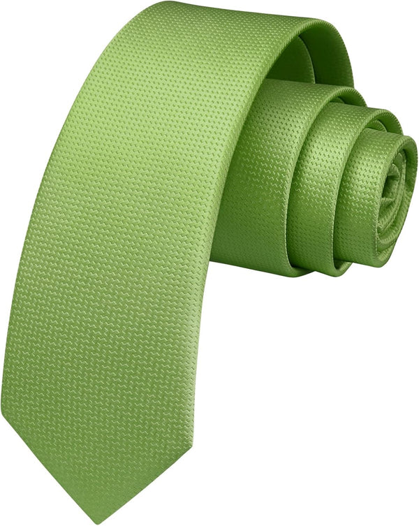 Solid 2.4' Skinny Formal Tie - C-SAGE GREEN DARK