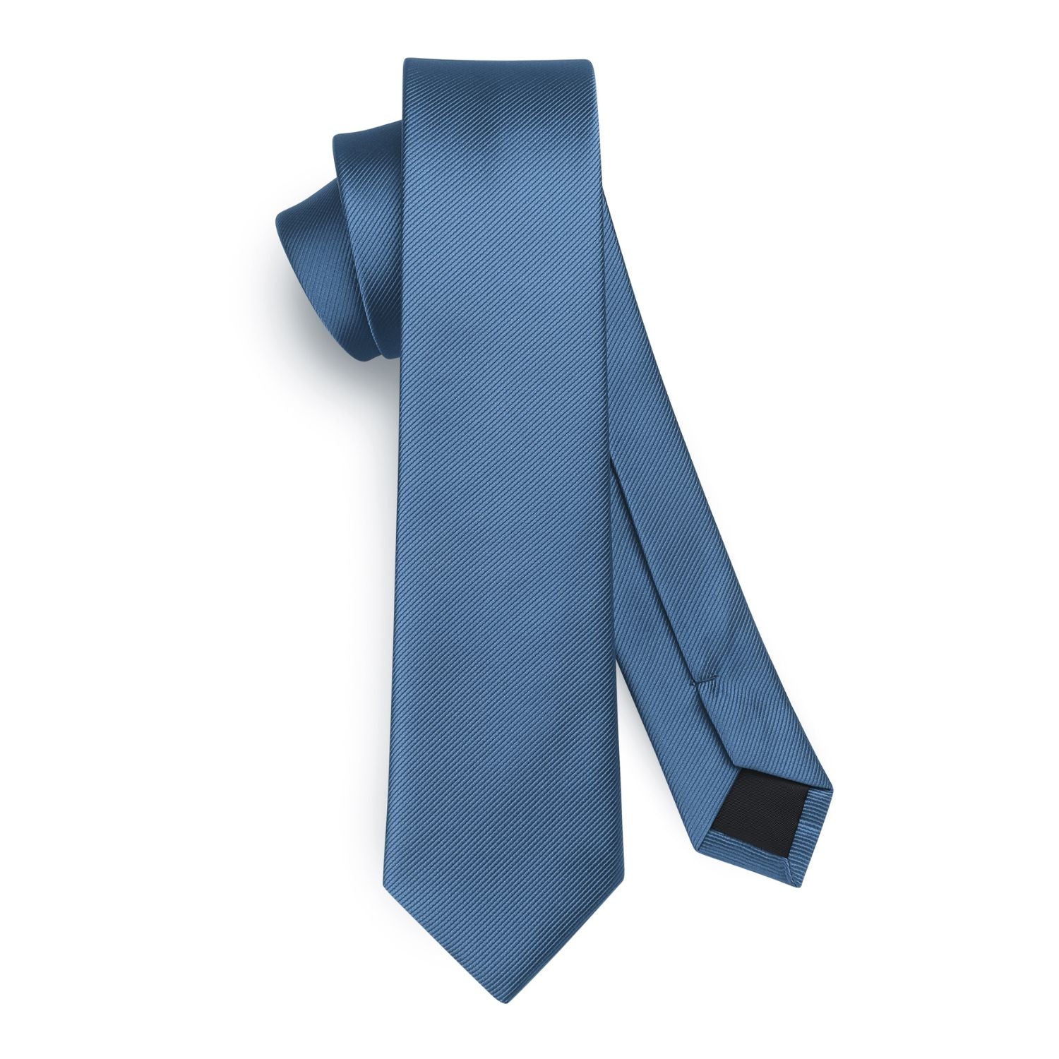 Solid 2.17'' Skinny Formal Tie - B2-DUSTY BLUE