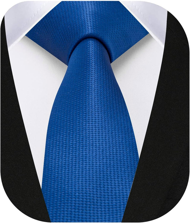 Solid 2.4' Skinny Formal Tie - ROYAL BLUE