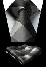 5PCS Tie & Pocket Square Set - SET 14 