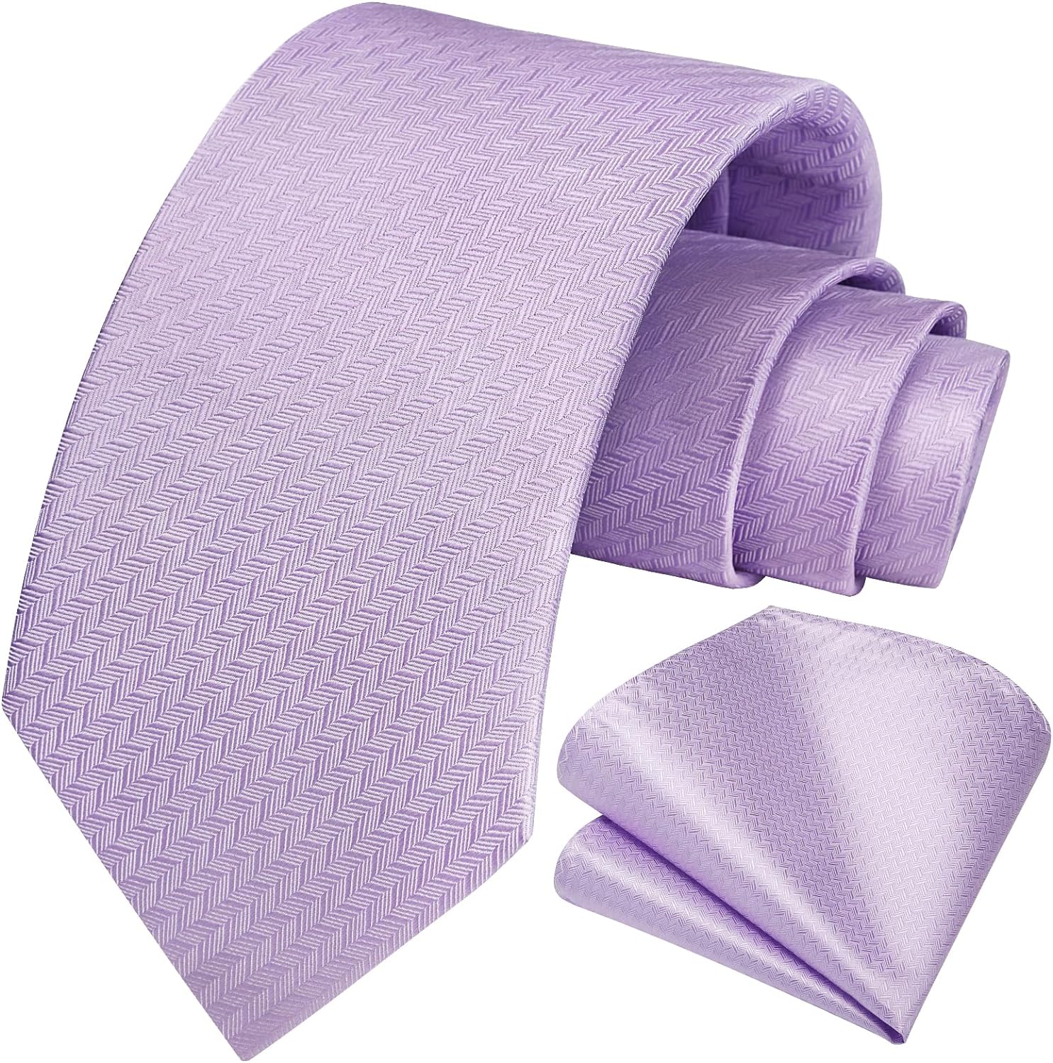 Solid Houndstooth Tie Handkerchief Set - SAGE GREEN