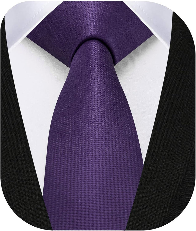 Solid 2.4' Skinny Formal Tie - PURPLE