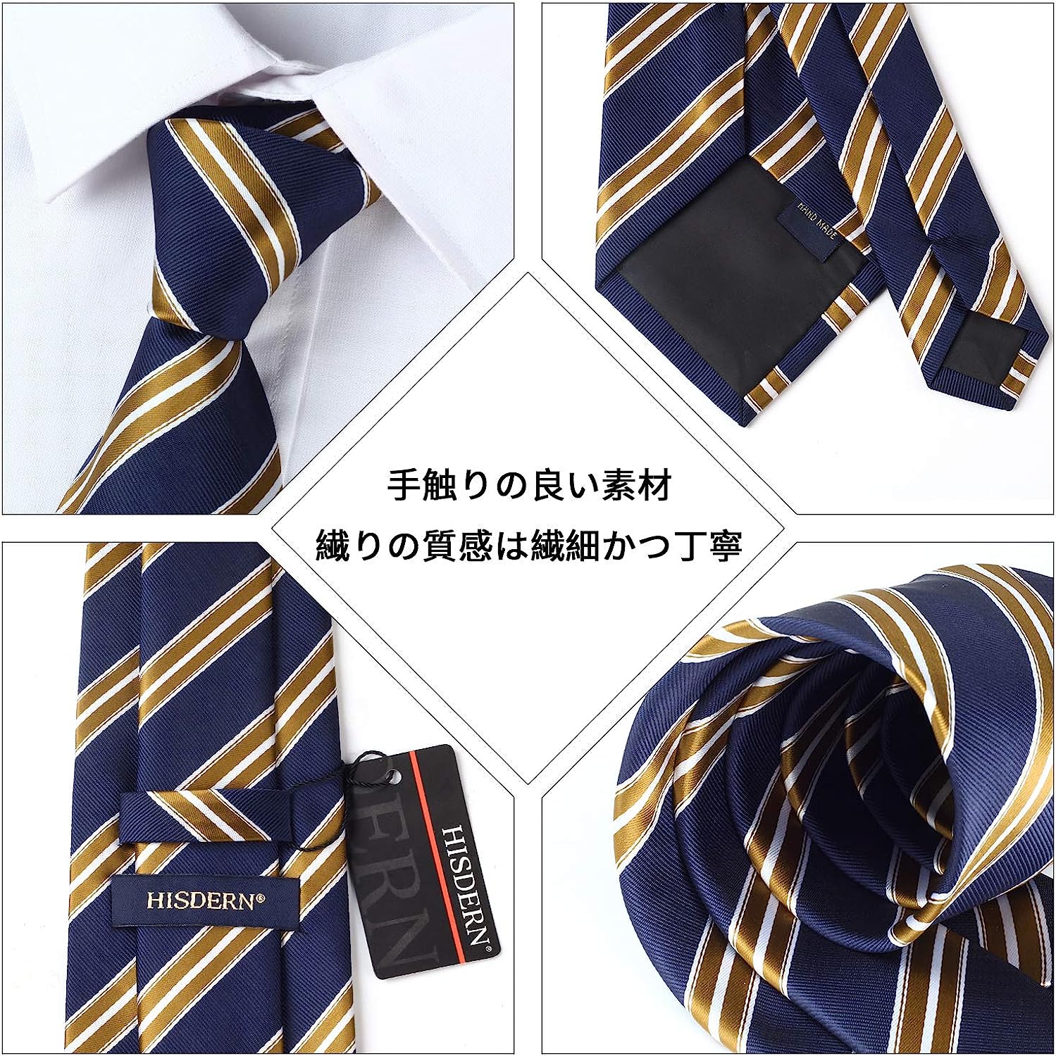 5PCS Tie & Pocket Square Set - SET 01