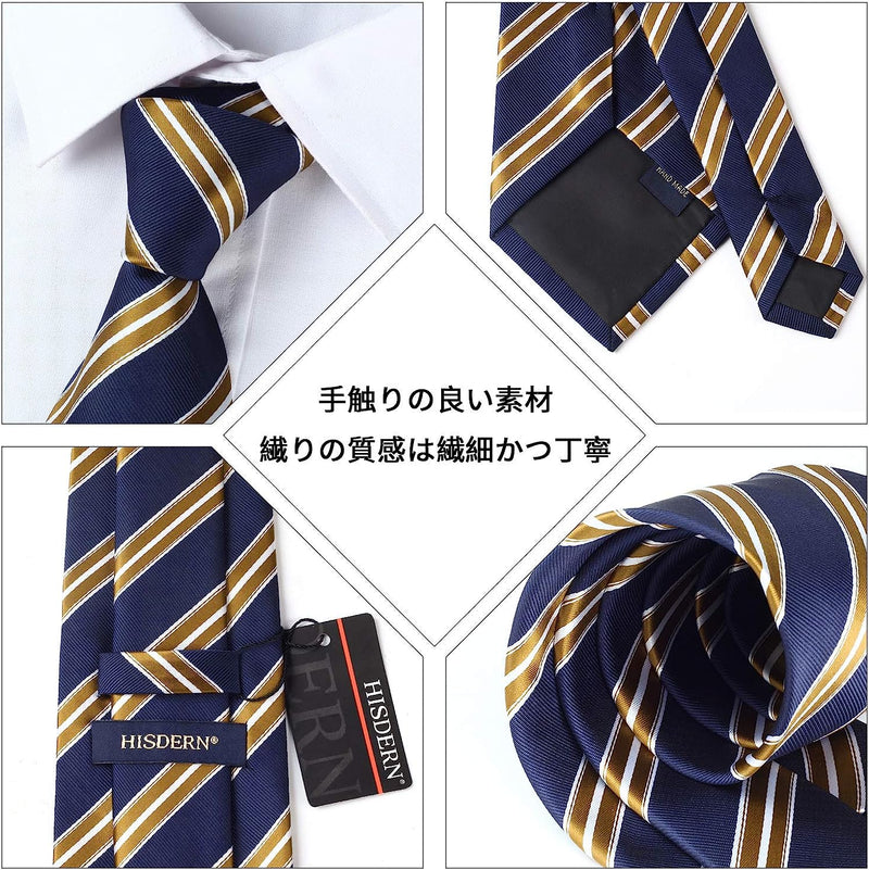 5PCS Tie & Pocket Square Set - SET 01 