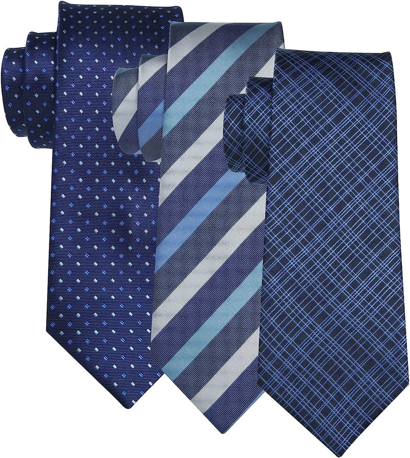 3PCS Tie & Pocket Square Set - TC3-09 