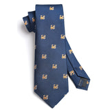 Dog Tie Handkerchief Set - NAVY BLUE