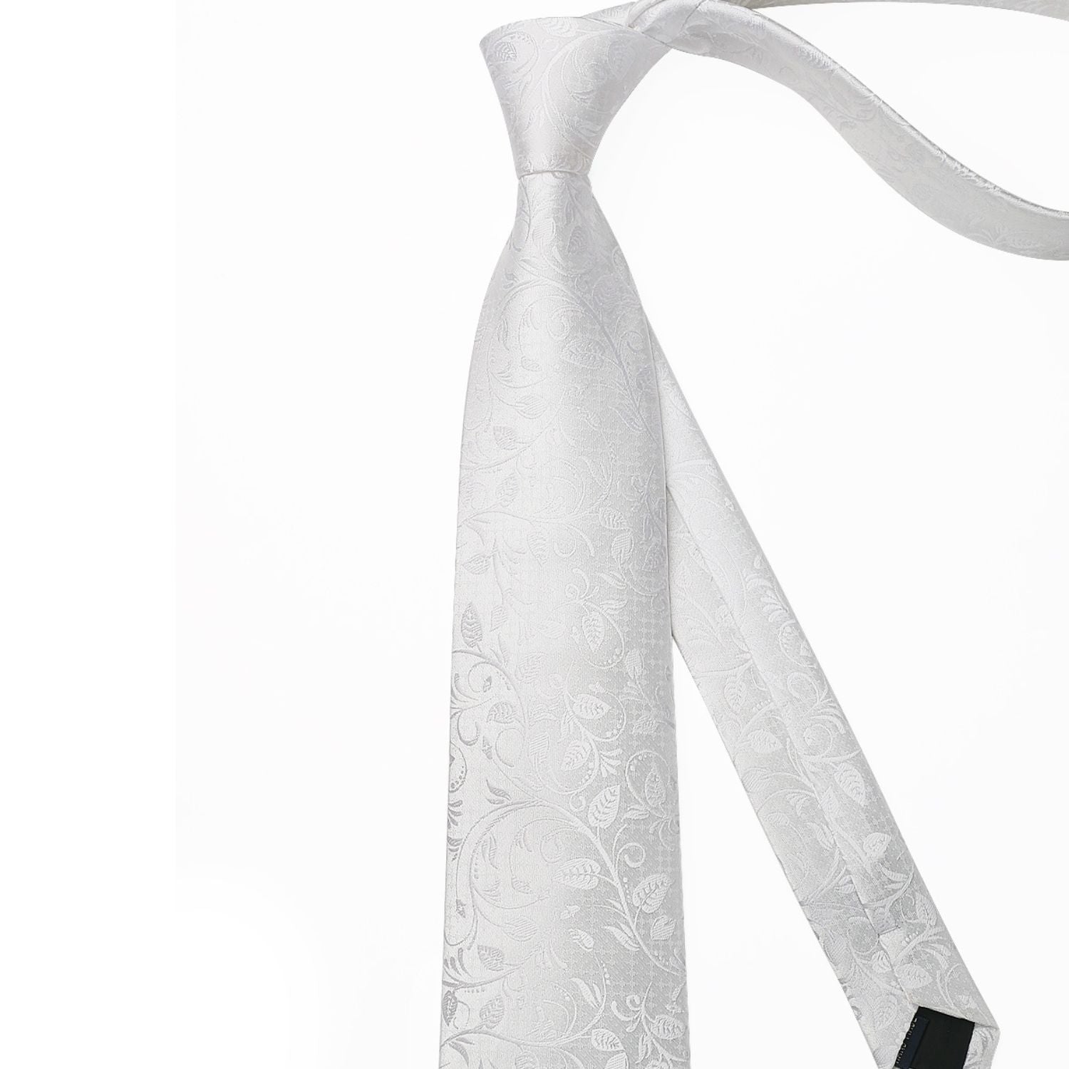 Paisley Tie Handkerchief Set - 24 SILVER