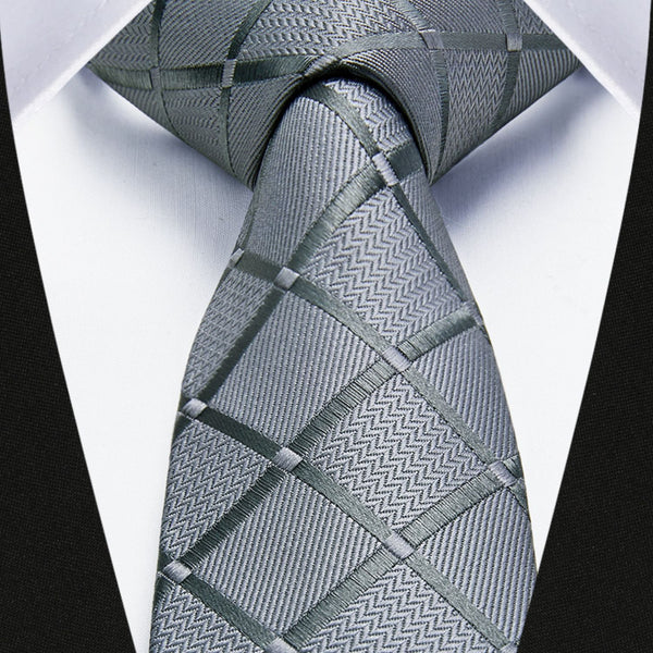 Paisley 2.17'' Skinny Formal Tie - A-GREY