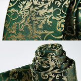 Paisley Tie Handkerchief Set - 40 GREEN