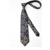 Paisley Tie Handkerchief Set - 39 NAVY