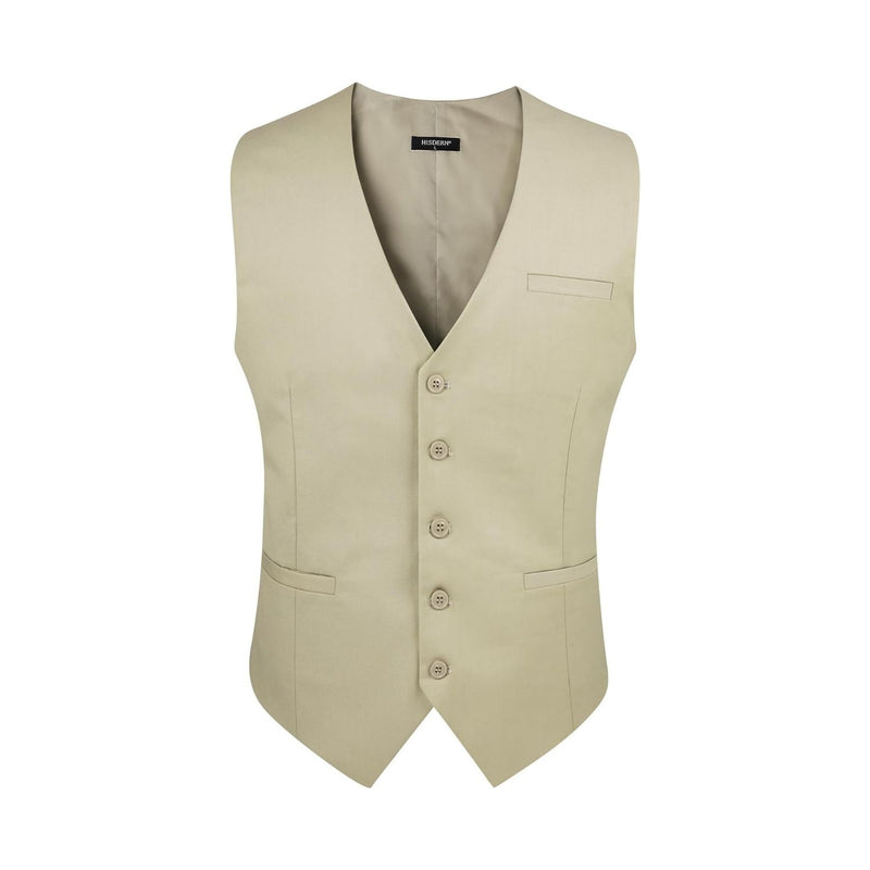 Formal Suit Vest - BEIGE