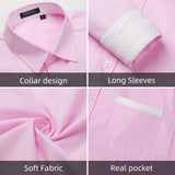 Men's Dress Shirt with Pocket - PINK