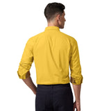 Casual Formal Shirt with Pocket - 03-YELLOW