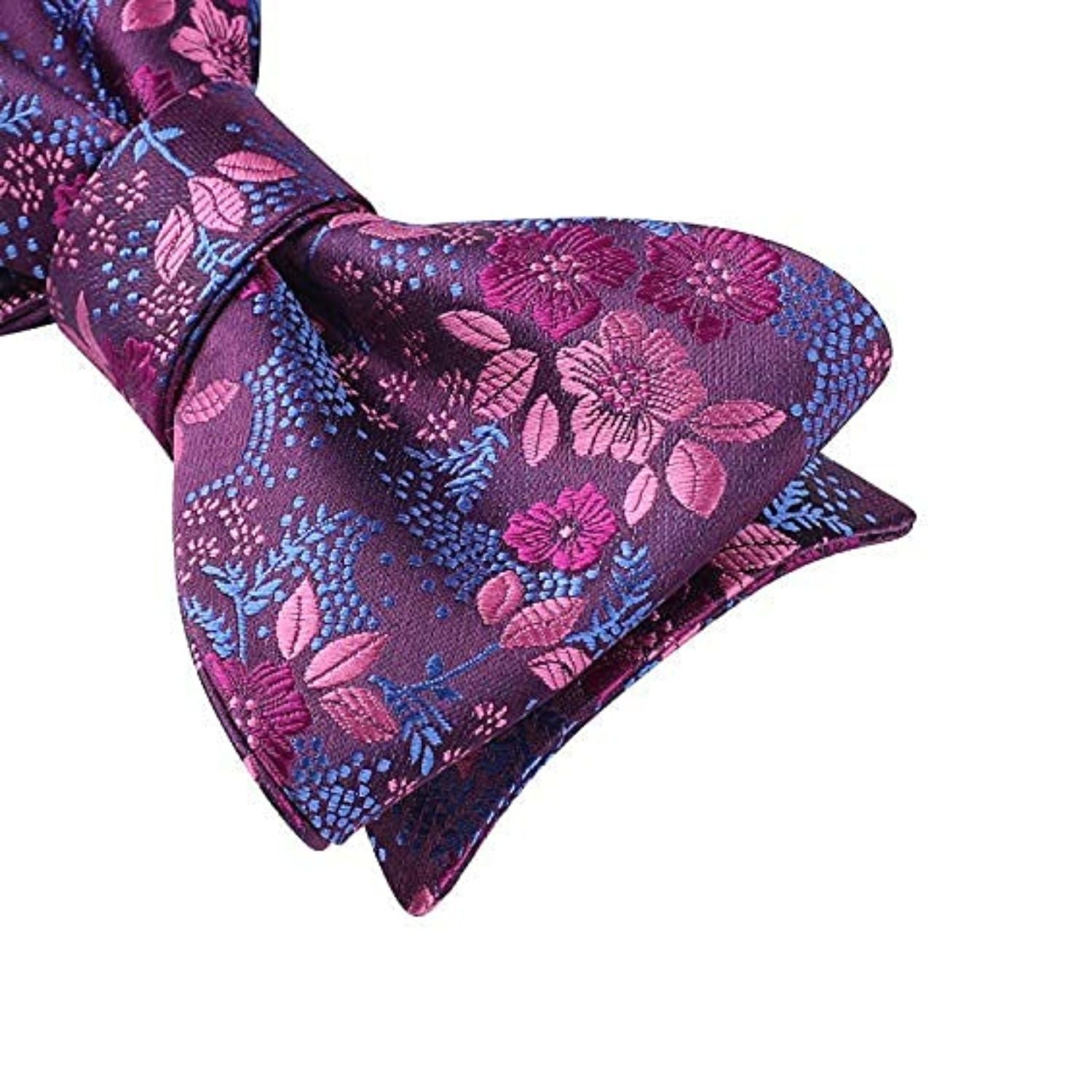 Floral Bow Tie - B-FUSCHIA