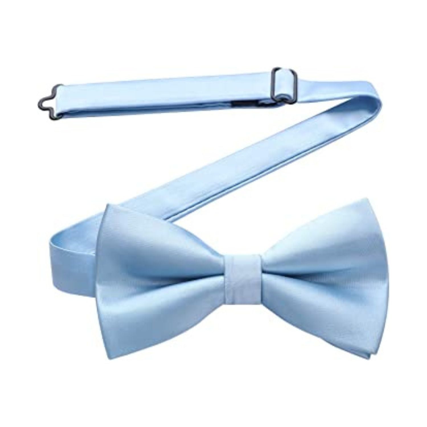 Solid Pre-Tied Bow Tie - 01-BABY BLUE
