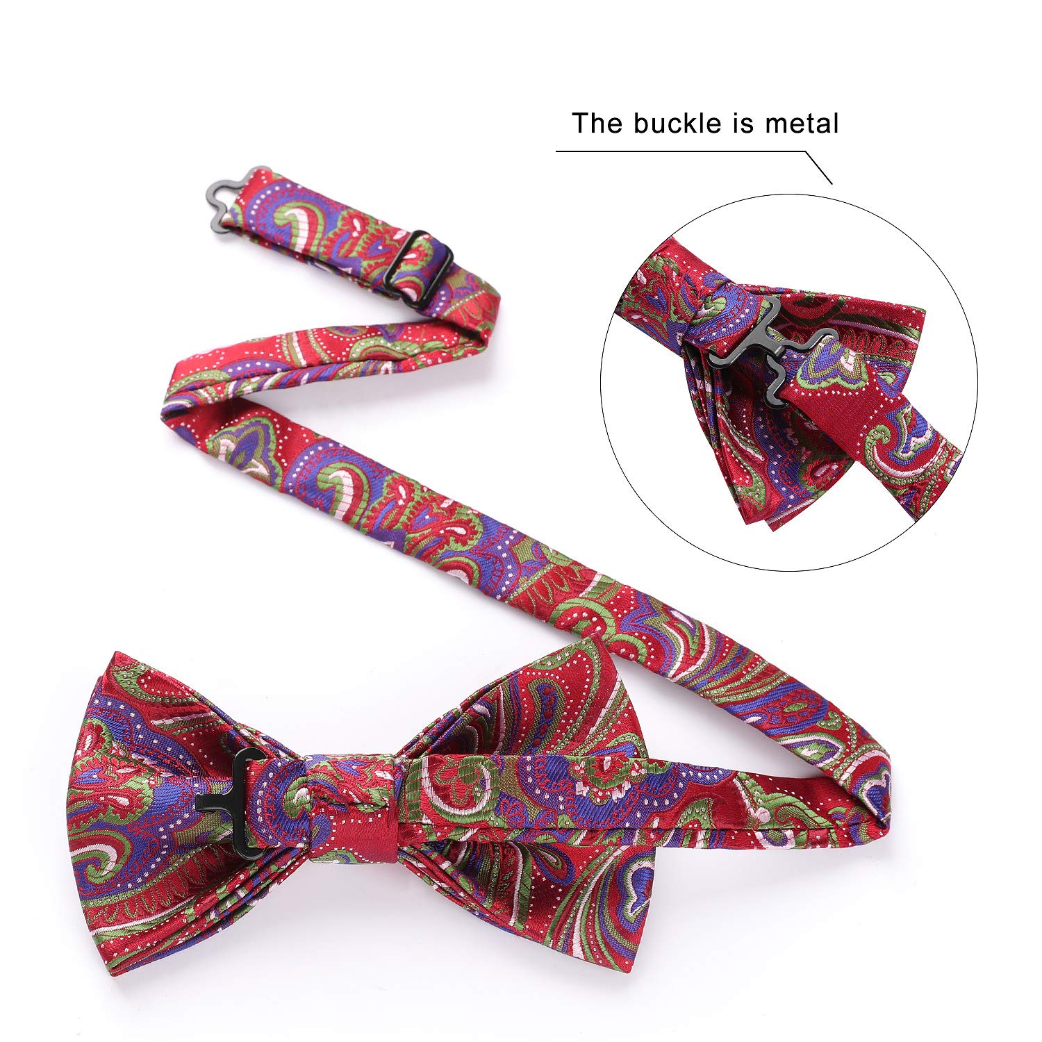 3PCS Mixed Design Pre-Tied Bow Ties - B-07 Christmas Gifts for Men