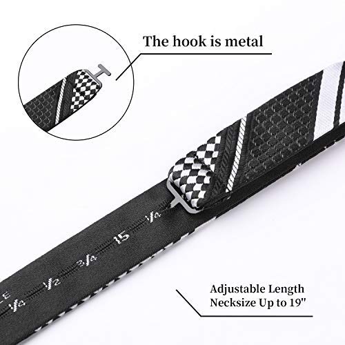 3PCS Mixed Design Bow tie & Pocket Square Sets - B3-01 Christmas Gifts for Men