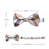 6PCS Mixed Design Pre-Tied Bow Ties - B6-01 Christmas Gifts for Men